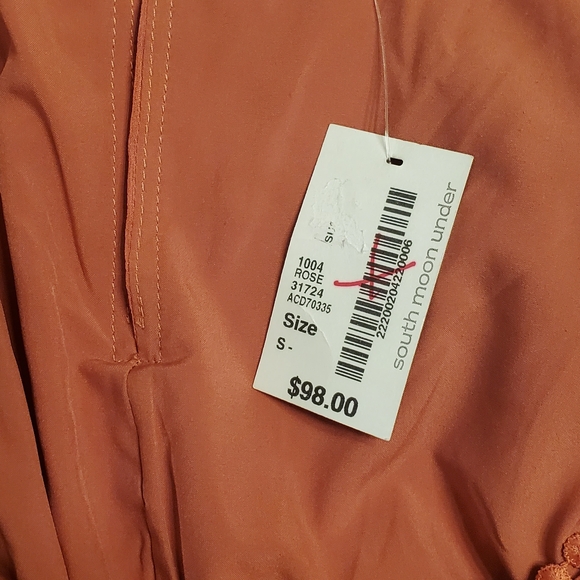 Juniper Blu Dusty Rose Mini Dress NWT S - Picture 4 of 4